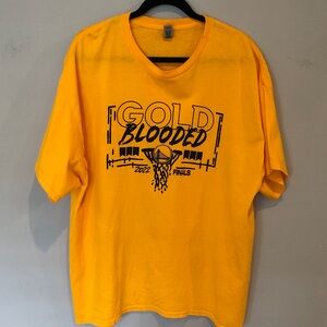 Gildan Golden State Warriors'Gold Blooded' Graphic Short-Sleeve T-Shirt